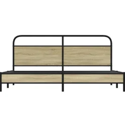 vidaXL Camas Y Accesorios-Estructura de cama sin colchón metal 180x200 cm