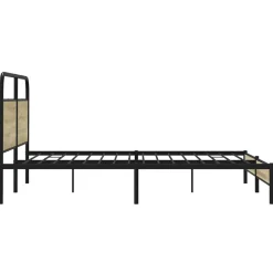 vidaXL Camas Y Accesorios-Estructura de cama sin colchón metal 180x200 cm