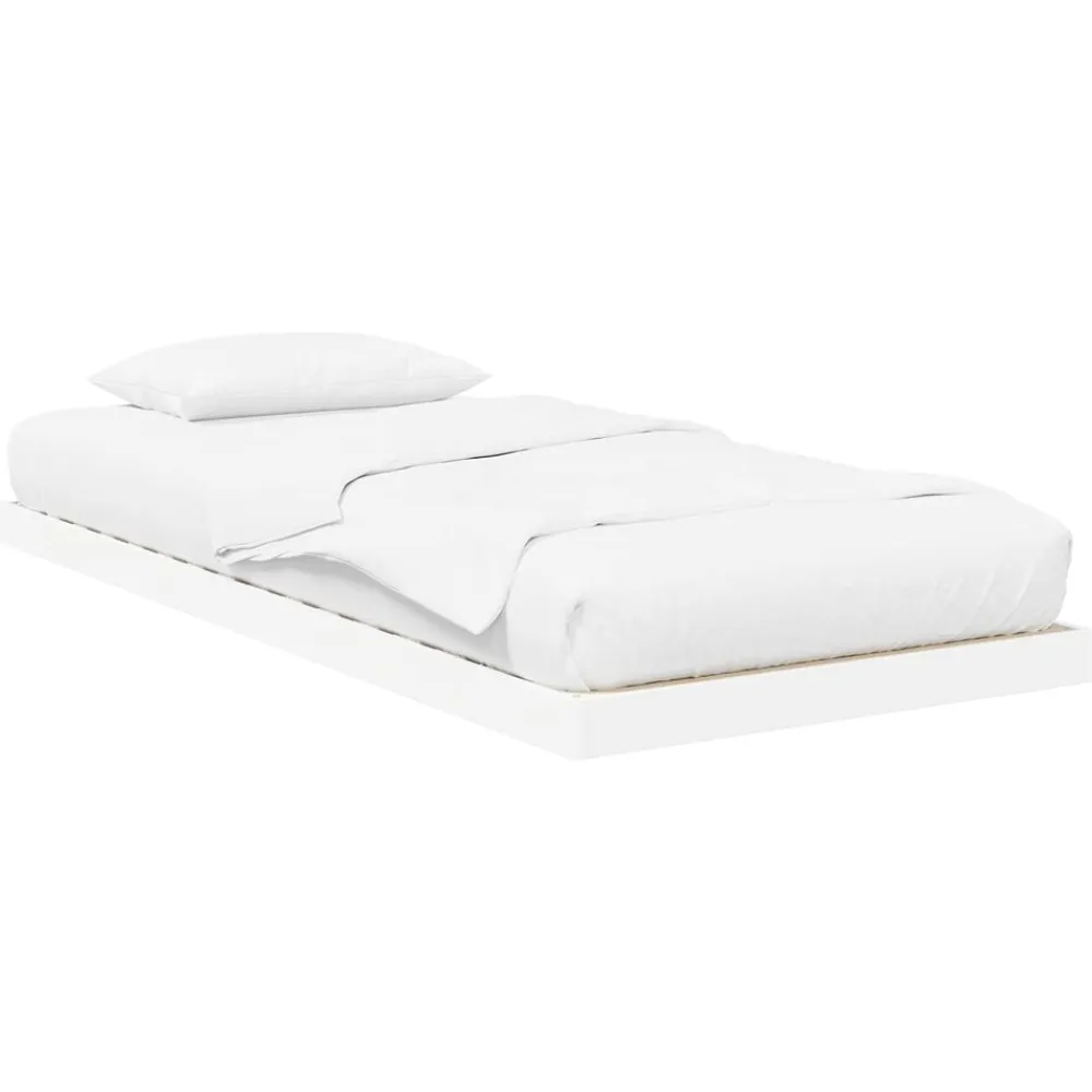 vidaXL Camas Y Accesorios-Estructura de Cama de Suelo 75 x 190 cm Madera de ingeniería
