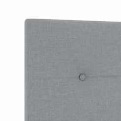 vidaXL Estructura de cama con cabecera 80 x 200 cm tela Gris claro Online