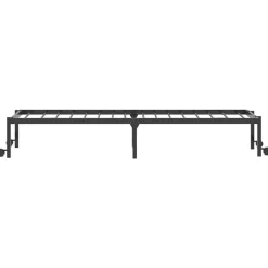 vidaXL Camas Y Accesorios-Estructura de cama sin colchón plegable acero 75x190 cm
