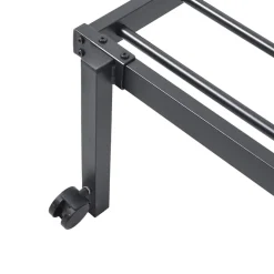 vidaXL Camas Y Accesorios-Estructura de cama sin colchón plegable acero 75x190 cm