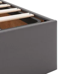 vidaXL Estructura de cama otomana sin colchón 80x200 cm Gris Best