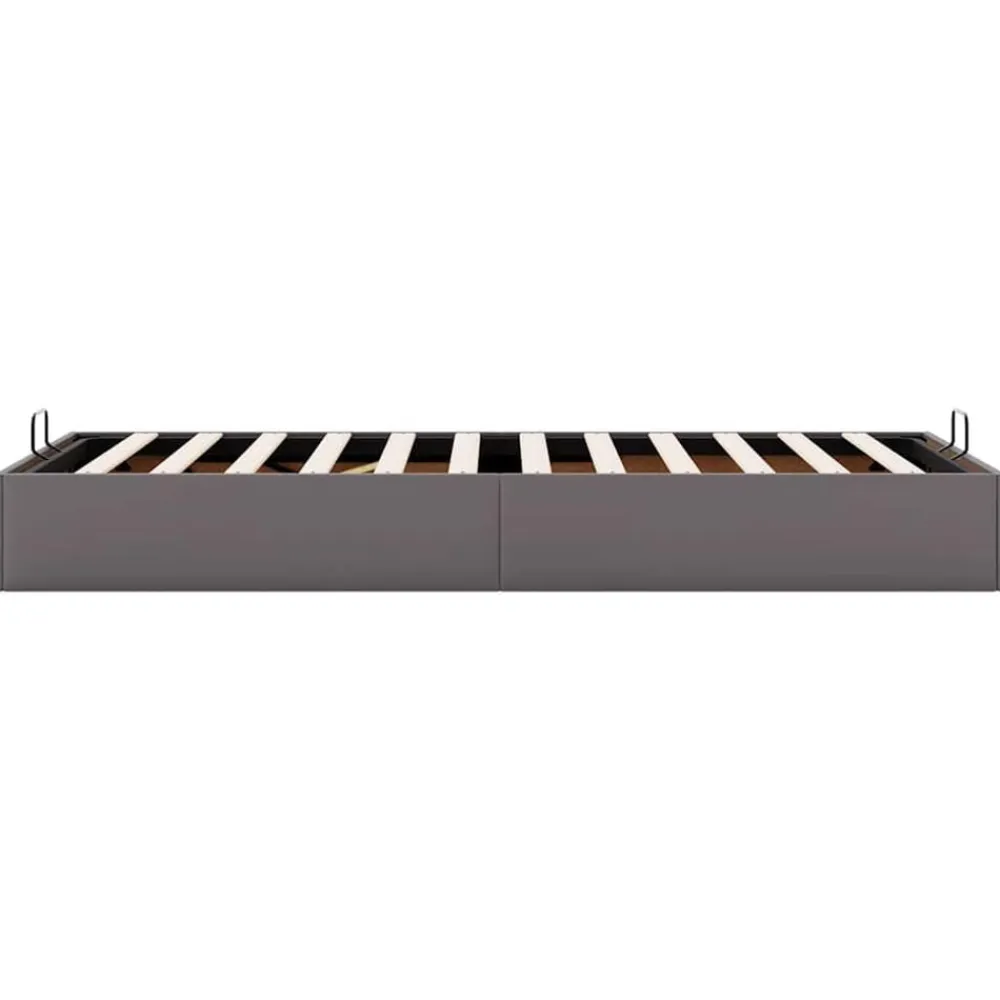 vidaXL Estructura de cama otomana sin colchón 80x200 cm Gris Best