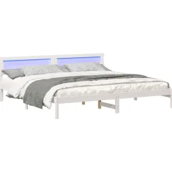 vidaXL Camas Y Accesorios-Estructura de cama 180 x 200 cm Madera de pino macizo