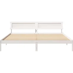 vidaXL Camas Y Accesorios-Estructura de cama 180 x 200 cm Madera de pino macizo
