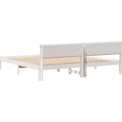 vidaXL Camas Y Accesorios-Estructura de cama 180 x 200 cm Madera de pino macizo