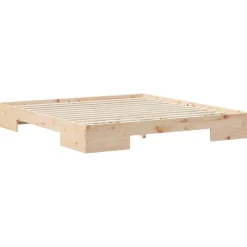vidaXL Camas Y Accesorios-Estructura de cama Marrón 200 x 200 cm