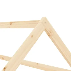 vidaXL Estructura de cama infantil de madera maciza de pino 70x140 cm Marrón Hot