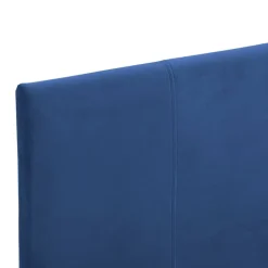 vidaXL Estructura de cama sin colchón tela 90x200 cm Azul Clearance