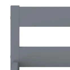 vidaXL Estructura de cama sin colchón madera de pino 90x200 cm Gris Clearance