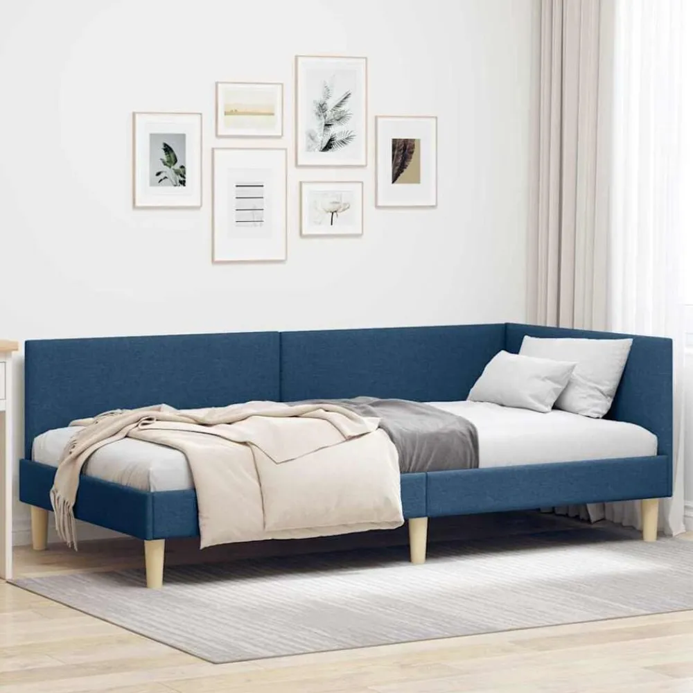 vidaXL Camas Y Accesorios-Estructura de cama en esquina con cabecera 80 cm x 200 cm