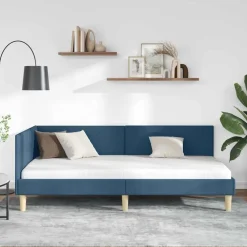 vidaXL Camas Y Accesorios-Estructura de cama en esquina con cabecera 80 cm x 200 cm