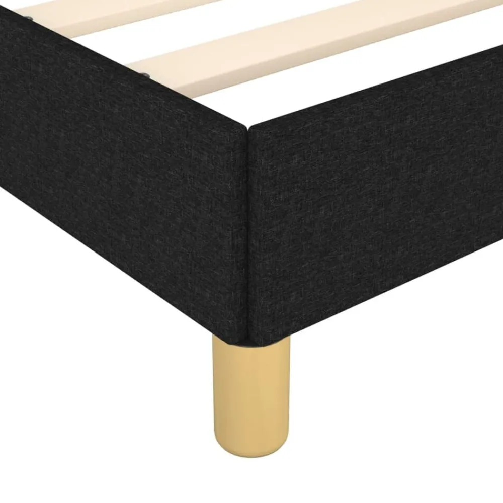 vidaXL Camas Y Accesorios-Estructura de cama sin colchón tela 80x200 cm