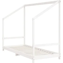 Niños vidaXL Mobiliario Para Bebés Y Niños Pequeños-Estructura de cama para niños madera pino 2x(80x200) cm