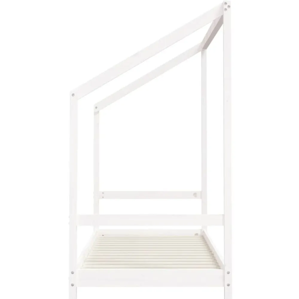 Niños vidaXL Mobiliario Para Bebés Y Niños Pequeños-Estructura de cama para niños madera pino 2x(80x200) cm