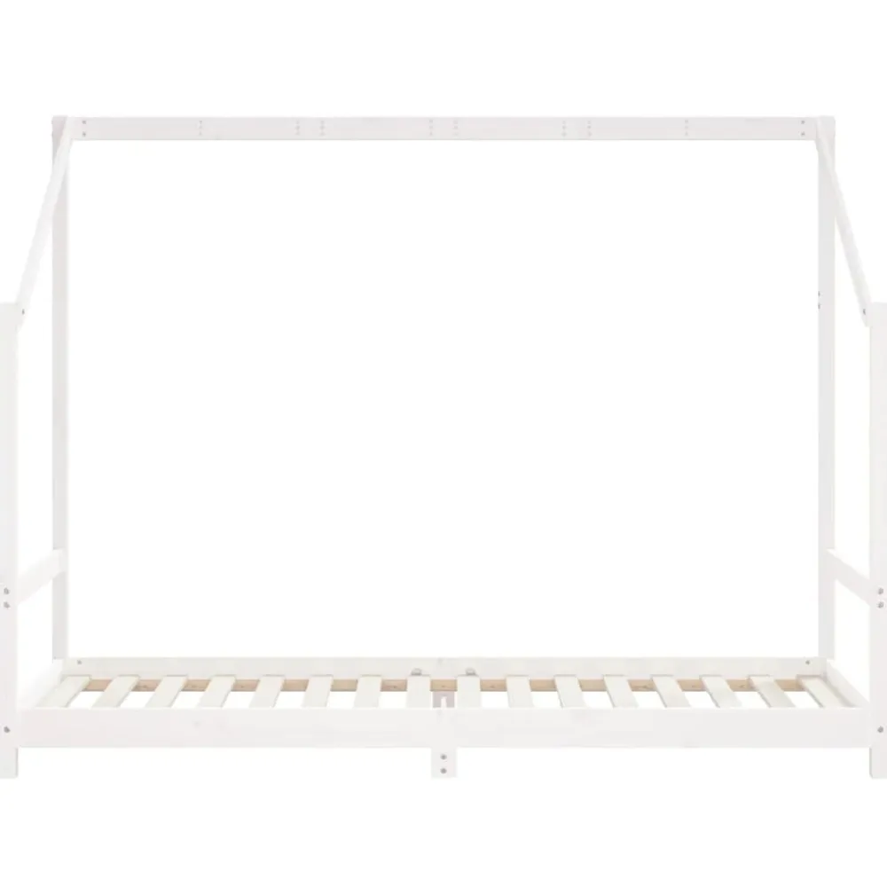 Niños vidaXL Mobiliario Para Bebés Y Niños Pequeños-Estructura de cama para niños madera pino 2x(80x200) cm