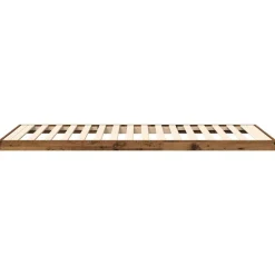 vidaXL Camas Y Accesorios-Estructura de Cama de Suelo Madera vieja 75 x 190 cm