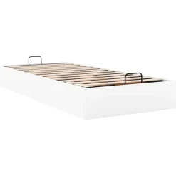 vidaXL Estructura de cama otomana sin colchón blanca 80x200 cm Blanco Discount