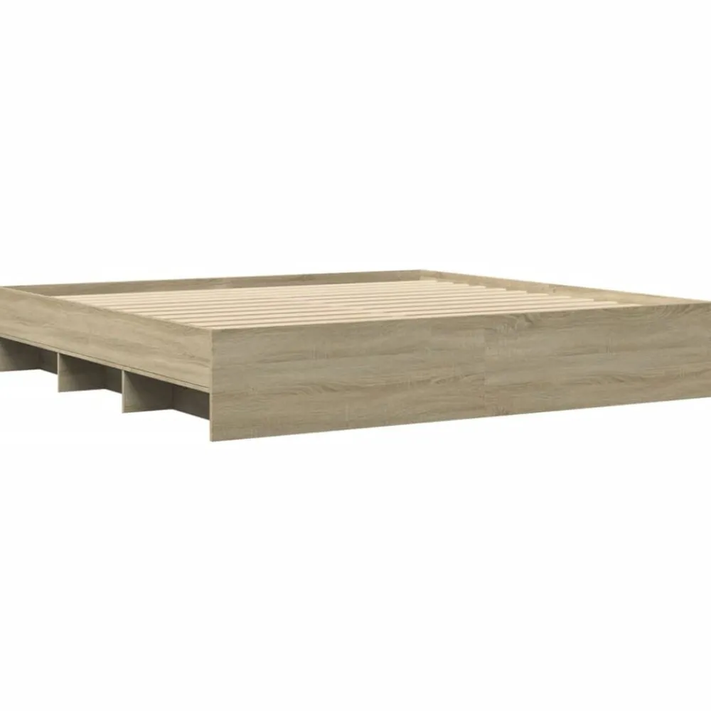 vidaXL Camas Y Accesorios-Estructura de cama sin colchón 200x200 cm