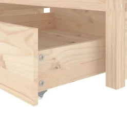 vidaXL Estructura de cama individual con cajones 75x190 cm Natural Online