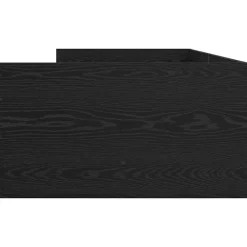 vidaXL Estructura de cama con cajón 100 x 200 cm Roble negro Hot