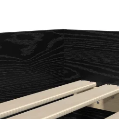 vidaXL Estructura de cama con cajón 100 x 200 cm Roble negro Hot