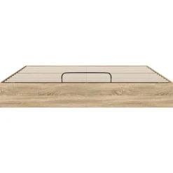 vidaXL Estructura de Cama Ottoman 203 x 180 x 25 cm Roble Sonoma Outlet