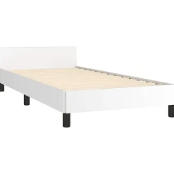vidaXL Camas Y Accesorios-Estructura de cama con cabecero sin colchón 80x200 cm