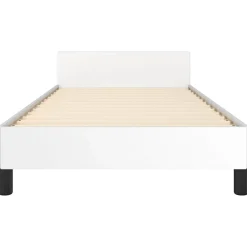 vidaXL Camas Y Accesorios-Estructura de cama con cabecero sin colchón 80x200 cm