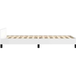 vidaXL Camas Y Accesorios-Estructura de cama con cabecero sin colchón 80x200 cm