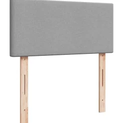 vidaXL Estructura de cama otomana con colchón tela 80x200cm Gris claro Online