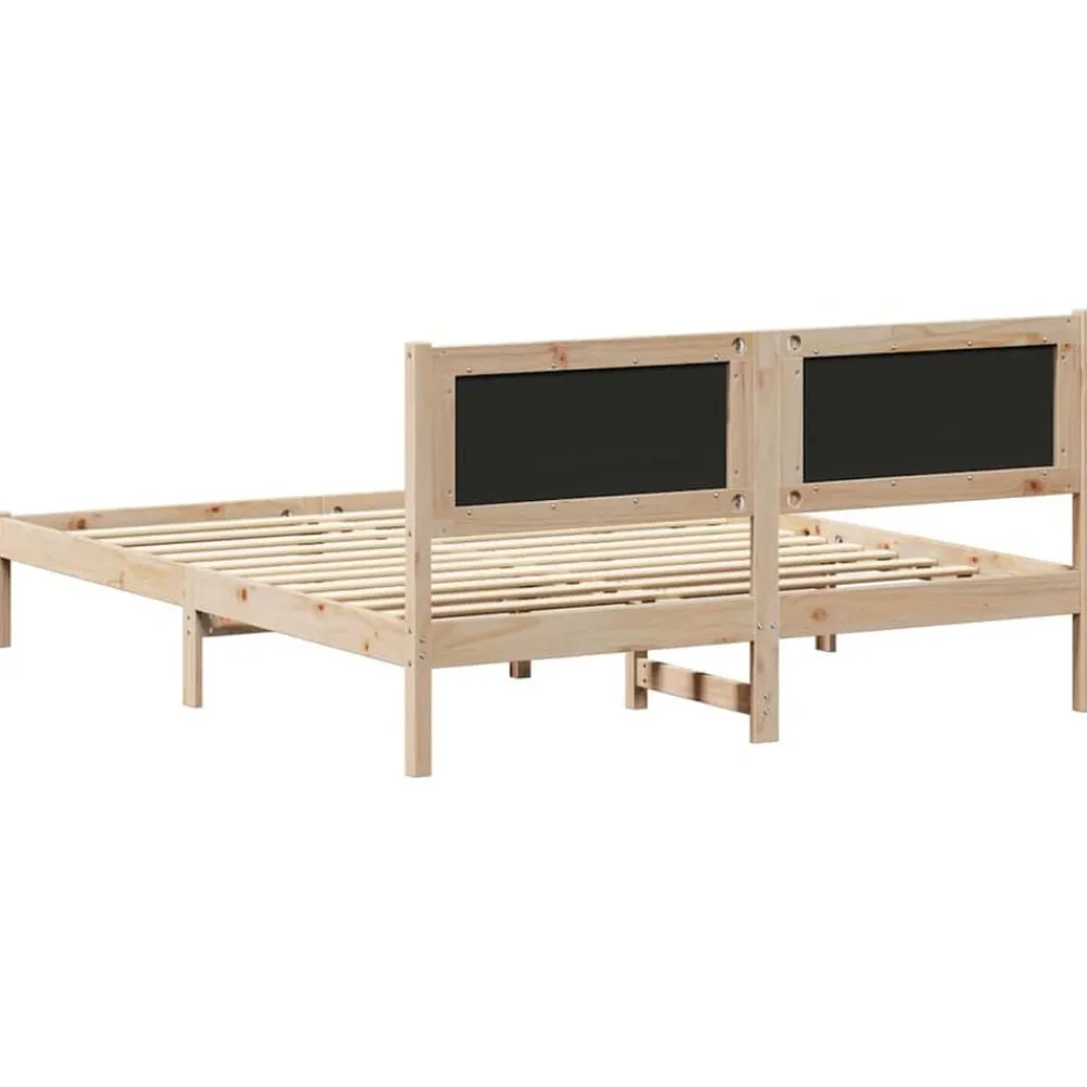 vidaXL Estructura de Cama con Cabecera Tapizada Taupé 160 x 200 cm Marrón y taupe Outlet