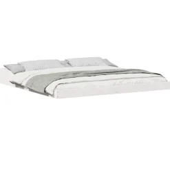 vidaXL Camas Y Accesorios-Estructura de cama 200 x 200 cm Madera de pino macizo