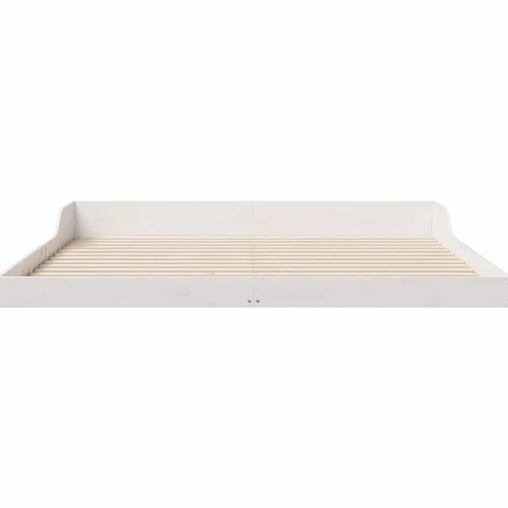 vidaXL Camas Y Accesorios-Estructura de cama 200 x 200 cm Madera de pino macizo