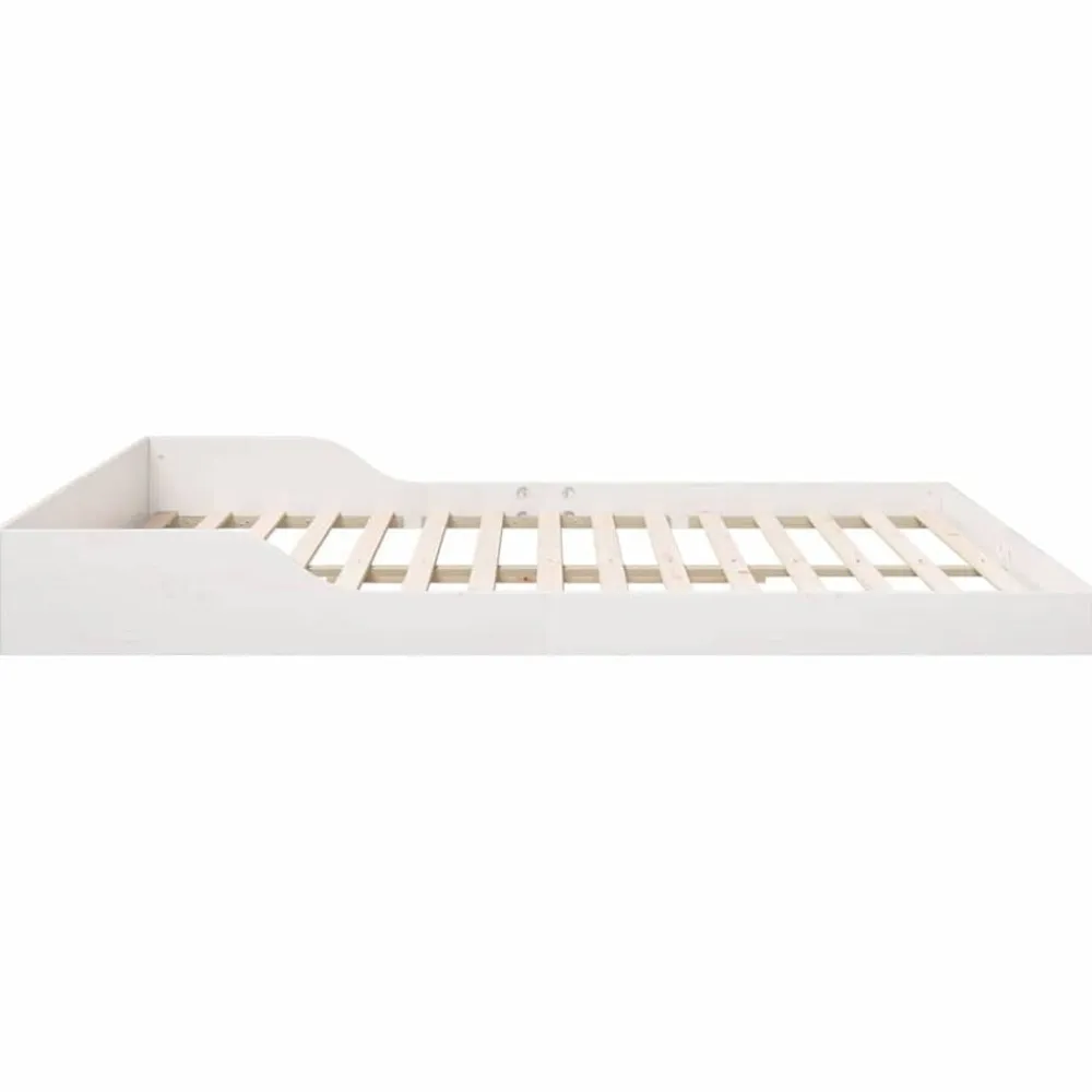 vidaXL Camas Y Accesorios-Estructura de cama 200 x 200 cm Madera de pino macizo