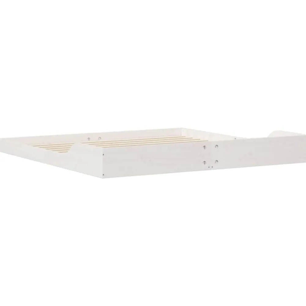 vidaXL Camas Y Accesorios-Estructura de cama 200 x 200 cm Madera de pino macizo