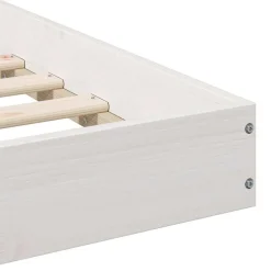 vidaXL Camas Y Accesorios-Estructura de cama 200 x 200 cm Madera de pino macizo