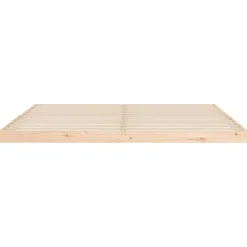 vidaXL Estructura de cama sin colchón madera maciza de pino 200x200 cm Natural