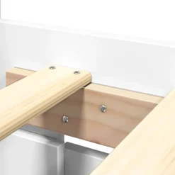 vidaXL Camas Y Accesorios-Estructura de cama con cabecero sin colchón 200x200 cm
