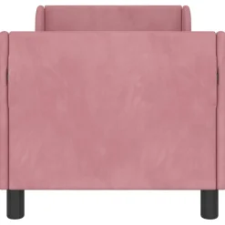 vidaXL Estructura de cama para niños pequeños con cabecera Rosa Outlet
