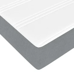 vidaXL Camas Y Accesorios-Estructura de cama con colchón 80 x 200 cm tela