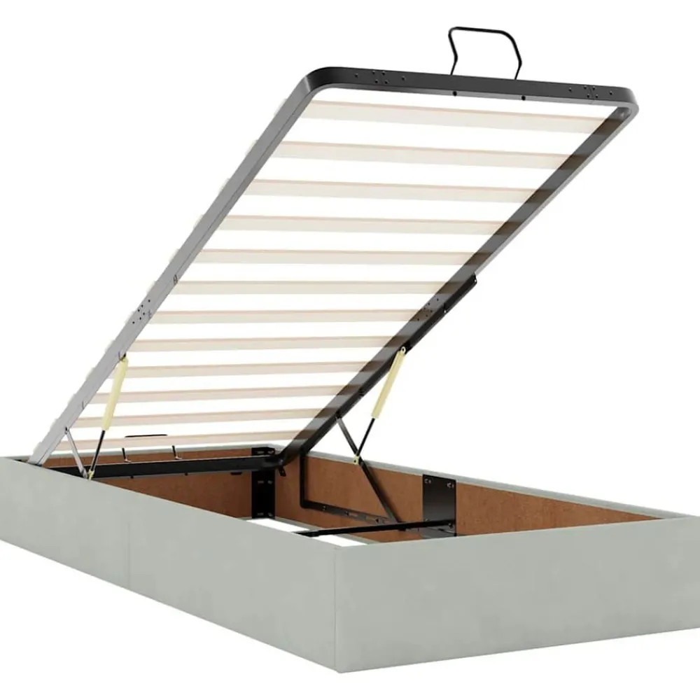 vidaXL Camas Y Accesorios-Estructura de cama otomana colchones terciopelo