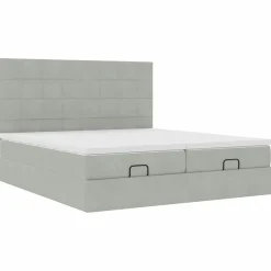 vidaXL Camas Y Accesorios-Estructura de cama otomana colchones terciopelo