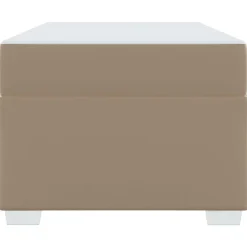vidaXL Camas Y Accesorios-Estructura de cama con colchón 80 x 200 cm tela