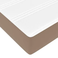 vidaXL Camas Y Accesorios-Estructura de cama con colchón 80 x 200 cm tela