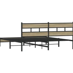 vidaXL Camas Y Accesorios-Estructura de cama sin colchón metal 180x200 cm