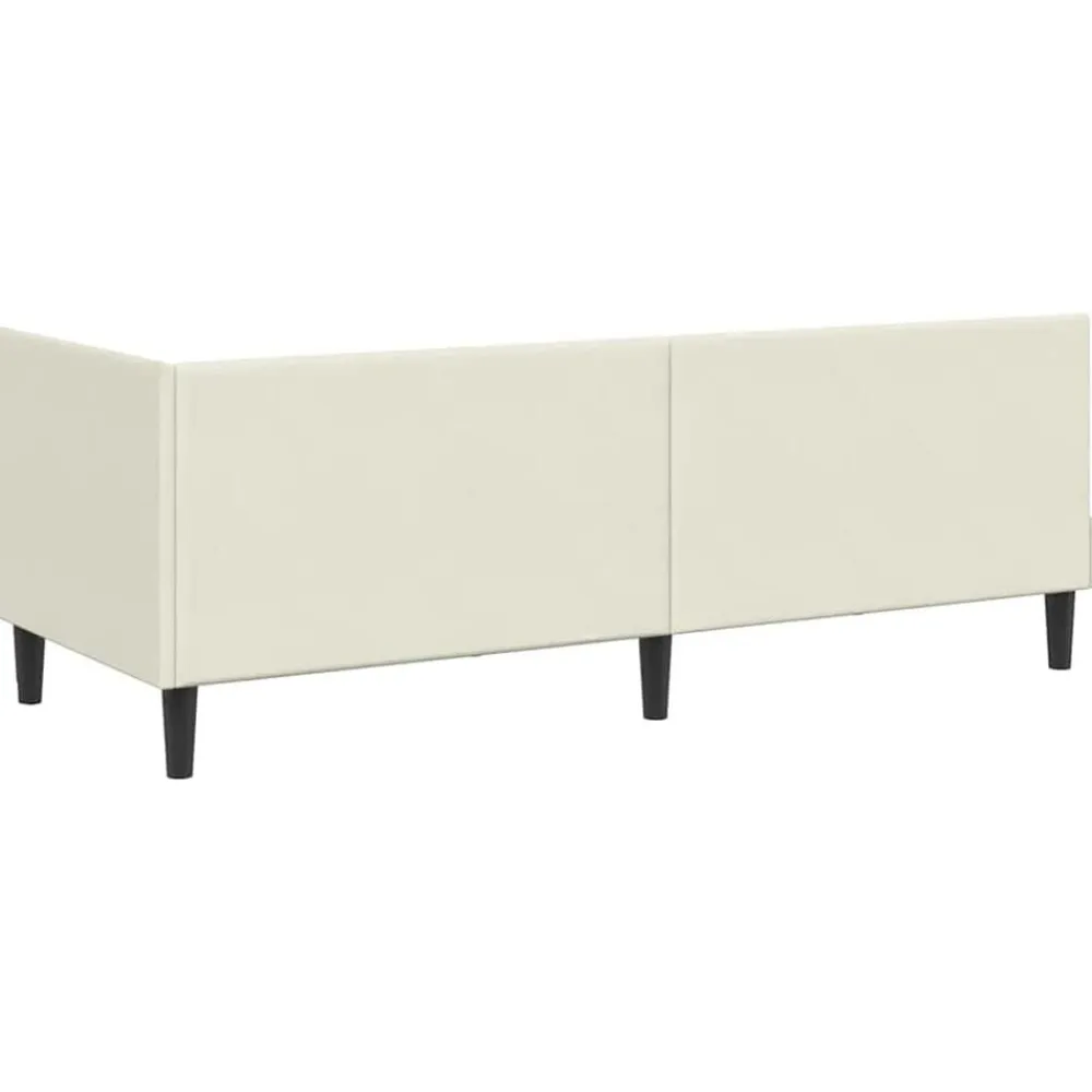 vidaXL Conjuntos De Muebles-Estructura de Cama Esquina con Colchón 2 pcs Terciopelo