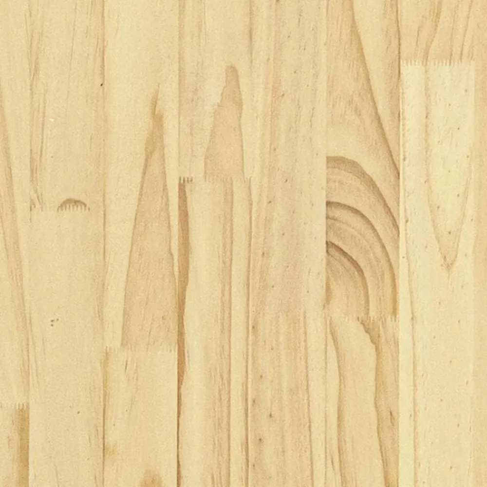 vidaXL Estructura de cama individual pequeña sin colchón madera maciza Natural