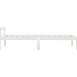 vidaXL Camas Y Accesorios-Estructura de cama sin colchón madera de pino 90x200 cm